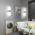 Miniatyrbillede 2 af 5: 2*12W Indendørs Væglampe Dæmpbar LED Akryl Væglampe Moderne Design Dekoration Væglampe til Stue Soveværelse Corr