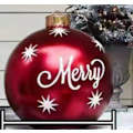 Miniatyrbild 2 av 3: Julprydnadsboll (glad)