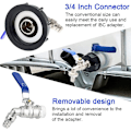 Miniatyrbillede 3 af 5: Ibc Dræntank Adapter S60x6 3/4&#39;&#39; Tapventil Ibc Tankhaneadapter Tankadapter Vandtankadapter Kugleventil