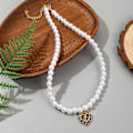 Miniatyrbild 5 av 5: Halsband Pearl Metallic Element Modesmycken B1878 N1903-2