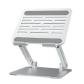 Miniatyrbillede 1 af 5: Tabletstativ til skrivebord Dobbeltstangsstativ Aluminium Tabletholder Justerbar base Multi-Angle Riser Hjemmekontortilbehør