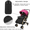 Miniatyrbillede 1 af 3: Fodposer til klapvogne, Skridsikker fodpose babyklapvogn i blød termisk Deluxe fleece,Varme Tykke Græsser Vandtæt Bla