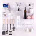 Miniatyrbillede 5 af 5: Wall Control Pegboard Rack Horisontal Pegboard - Let at installere Peg Boards L White