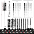 Pikkukuva 2 / 5: Nylon set 13 kpl - Letkuharja pienille aukkoille