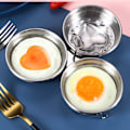 Miniatyrbild 3 av 5: Steam Egg 304 rostfritt stål hjärtformad äggångare ångad form