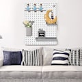 Miniatyrbillede 5 af 5: Wall Control Pegboard Rack Horisontal Pegboard - Let at installere Peg Boards S White