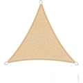 Miniatyrbillede 1 af 5: Triangle Shade Sejl 3,6x3,6x3,6m Farve Sand, Vandtæt lærred 95% Uv-strålebeskyttelse, til udendørs, have og gårdhave, swimmingpool