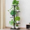 Miniatyrbild 1 av 5: Tier Blomkruka Displayställ Växtställ Växtställ Krukstege, mörkgrå - mörkgrå