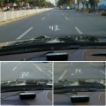 Pikkukuva 4 / 5: Auton Head Up -näyttö: OBD2 HUD -näyttö ja GPS HUD -näyttö, 3,5" Head Up -näyttö, turvahälyttimet