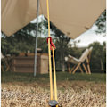 Miniatyrbild 3 av 4: Reflekterande tältrep, lättviktigt tältledarrep med justerbart spänne, perfekt för campingvandring Canopy tältrep Le