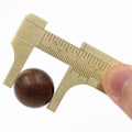 Pikkukuva 2 / 5: Vernier Caliper Messinki Taskuvivain Mini Liukuva Satulan Kuparilejeeringistä Kaksoisasteikko Jalokivien ja Korujen mittaamiseen 10cm