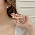 Miniatyrbillede 3 af 5: Øreringe Pearl Metallic Element Girls&#39; Modesmykker Ac2610 D317