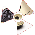 Miniatyrbillede 3 af 5: Multifunktionel samledåse til hjemmekontor zinklegering samledåse (2 STK Qinggu åbningsdiameter 60 mm)