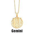Miniatyrbild 3 av 5: Halsband Vintage Zircon Constellation Modesmycken Ac8505 Virgo