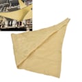Miniatyrbillede 3 af 5: HDPE Trekant Solsejl 3x3m Beige Baldakin til Have og Pool UV Beskyttelse