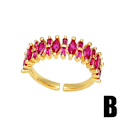 Miniatyrbillede 5 af 5: Ring Vintage Zircon Justerbare Modesmykker Ac8914 C