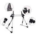 Miniatyrbillede 4 af 5: Sengetabletstativ, justerbar sammenfoldelig tabletholder til iPad iPhone Phone Tablet Kindle (sort)