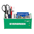 Miniatyrbillede 2 af 5: Simulering Forsendelsesbeholder Model 20ft Minilegetøj Logistikbeholder Multifunktionspenholder Kontor skal være gave Brugerdefineret logo