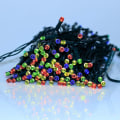 Pikkukuva 4 / 5: Solar String Lights Outdoor - 20M 200 LED Vedenpitävä Solar Christmas String Lights, 8 valaistustilaa Koristevalot f