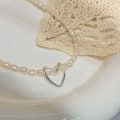 Pikkukuva 3 / 5: Kaulakoruheart Stud hopea muotikorut Ac5226