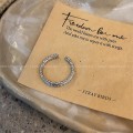 Pikkukuva 1 / 5: Ring Metallic Element säädettävät tytöt&#39; Muotikorut Ac1984