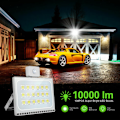 Pikkukuva 3 / 5: 100 W ulkokäyttöön tarkoitettu LED-valonheittimen liiketunnistin vedenpitävä IP65 8000LM turvalamppu 6500K kylmänvalkoinen ulkokäyttöön tarkoitettu LED-kohdevalo Se
