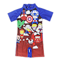 Miniatyrbild 3 av 4: barn Pojkar 3d Baddräkt The Avengers Superhjälte Endelad Jumpsuit Badkläder The Avengers 4-6 Years