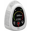 Miniatyrbillede 1 af 5: Kuldioxiddetektor, husholdningstermometer og hygrometer, C02-detektor, to i én, (CO2-detektion + temperatur og