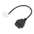 Tesla Model S X 2012 2015 12-stifts OBDII-kontakt Diagnostisk Adapter