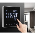 Miniatyrbillede 3 af 3: Smart vand/gas termostat Digital kedel LCD touch temperaturregulator, ingen WiFi