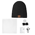 Miniatyrbillede 2 af 2: Bluetooth 5.0 fleece varm strikket musikhue