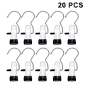 Miniatyrbild 1 av 5: Piao 20 st Boot Hanger Clips,tvätt Krok Hängande klädnålar Rostfritt stål Galge Håll Clips För strumpor, handdukar, underkläder, hattar,scarfs,handdukar,byxa