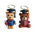 Pikkukuva 3 / 4: 2kpl Grad Avaimenperät Valmistuminen Doctor Bear Riipukset Avaimenperät Avaimenperät Laukku Charm Käsilaukkuun (satunnainen väri)