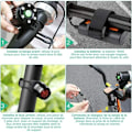 Pikkukuva 5 / 5: Tehokas LED MTB ajovalo pyörän valo MTB valot ladattava LED polkupyörän ajovalo vedenpitävä 4000 LM 3 T6 CREE XM-L 4 Lig