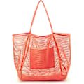 Miniatyrbillede 1 af 5: Mesh Beach Tote Dame Skulder Håndtaske A916-624 Coral