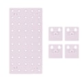 Miniatyrbillede 1 af 5: Wall Control Pegboard Rack Horisontal Pegboard - Let at installere Peg Boards S White