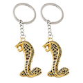Miniatyrbillede 1 af 4: 2 stk Nøgleringe Snake Key Ring Crafted Nøglevedhæng