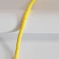 Miniatyrbillede 7 af 8: Gule Polymer Ler Skiveperler til DIY Smykker: Perfekt til Halskæder, Armbånd og Øreringe.