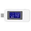 Miniatyrbilde 1 av 8: Type C Tester Multifunksjonell Toveis DC Digital Voltmeter Hvit