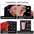 Miniatyrbillede 3 af 5: Wall Control Pegboard Rack Horisontal Pegboard - Let at installere Peg Boards L White