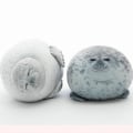 Miniatyrbillede 3 af 3: Dyr Stor plyslegetøjssæl Ocean Chubby Blob Pude Dukke Kæledyrsfyldt A