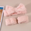 Pikkukuva 3 / 4: Bowknot kasvojenpesuun tarkoitettu sanka set grey