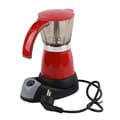 Elektrisk Moka Pot 6 Kopper 480W - Rød