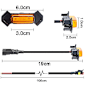 Miniatyrbillede 5 af 5: Til Toyota Led Grille Lights 4 Stk (ravgul Shell Yellow Light)