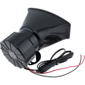 Miniatyrbillede 4 af 5: Elektronisk advarselssirene til bil og motorcykel med mikrofon 100 W 12 V 7 lyder,
