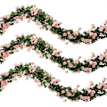 Miniatyrbillede 1 af 5: 3 stk simulering, rose vin, 69 lys pink 1,8m