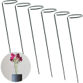 Miniatyrbilde 1 av 5: 6 stk Stålring Planteholder Hage Støtte Ring for Blomst, Rose, Tomater, Lilje, Peon (40cm)