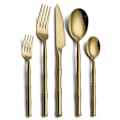 Miniatyrbillede 1 af 5: Rustfrit stål bestik (guld sæt med 5)