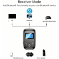 Miniatyrbillede 3 af 5: 3-i-1 Bluetooth-sender og -modtager, Bluetooth 5.0-sender med skærm, trådløs Bluetooth-modtager med 3.5