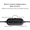 Miniatyrbillede 4 af 5: Computerhøjttalere Pc-højttalere Powered Stereo Volume Control